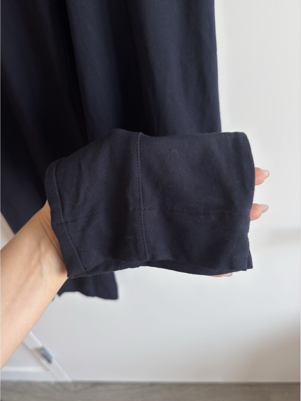 Encircled The Wanderer Slim Leg Pant Navy Blue Micromodal Made In Canada S — image 6 of 8